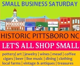 Small Business Saturday Pittsboro NC