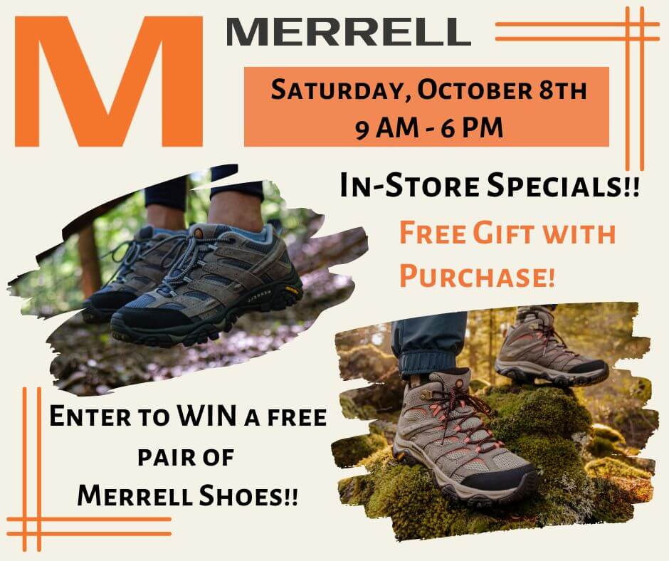 Merrell Shoe Sale at Horizons West Welcome to North Carolina