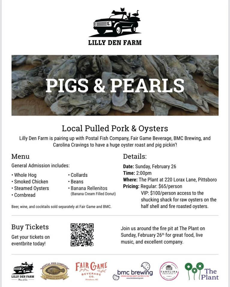 Pigs and Pearls Dinner