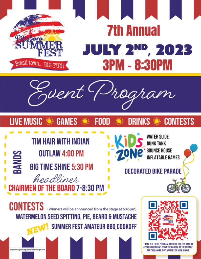 Summer Fest Event Program
