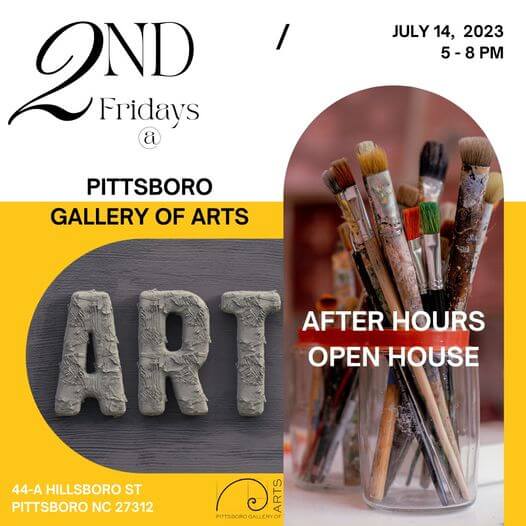 Pittsboro Gallery of Arts show opening