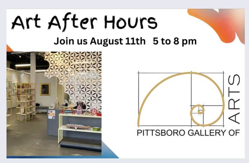 Art after Hours at Pittsboro Gallery of Arts
