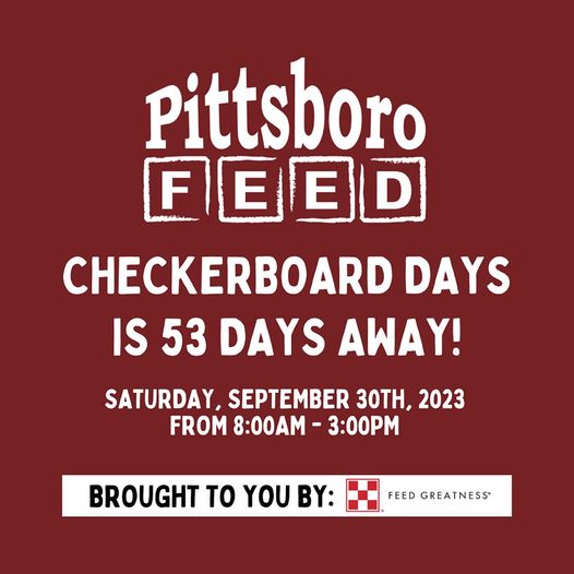 Pittsboro Feed Checkerboard Days sale