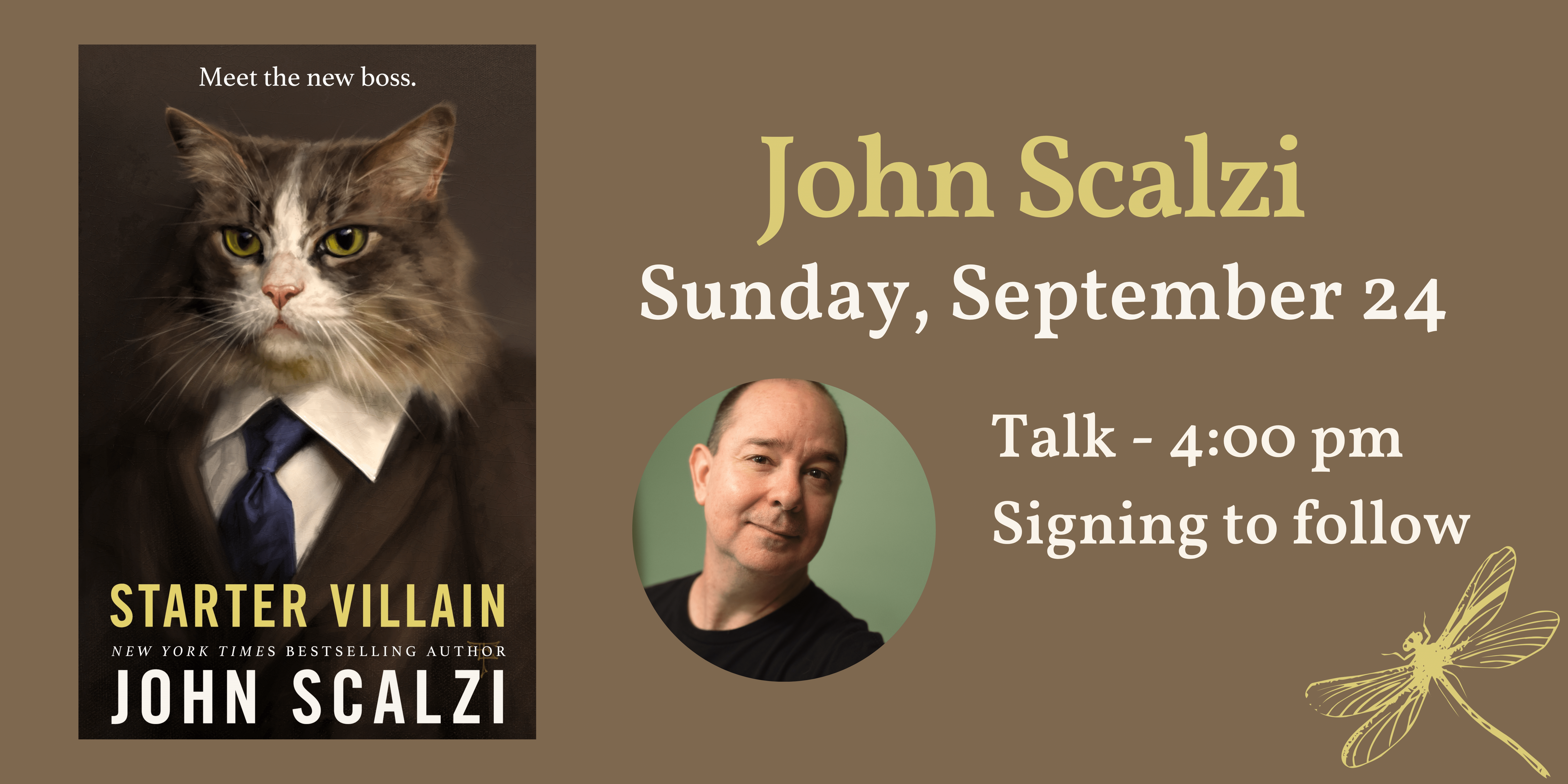 John Scalzi at Flyleaf Books